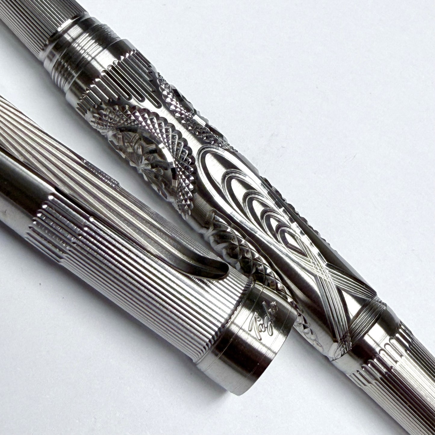 Victorian Steel Crystal Fountain Pen