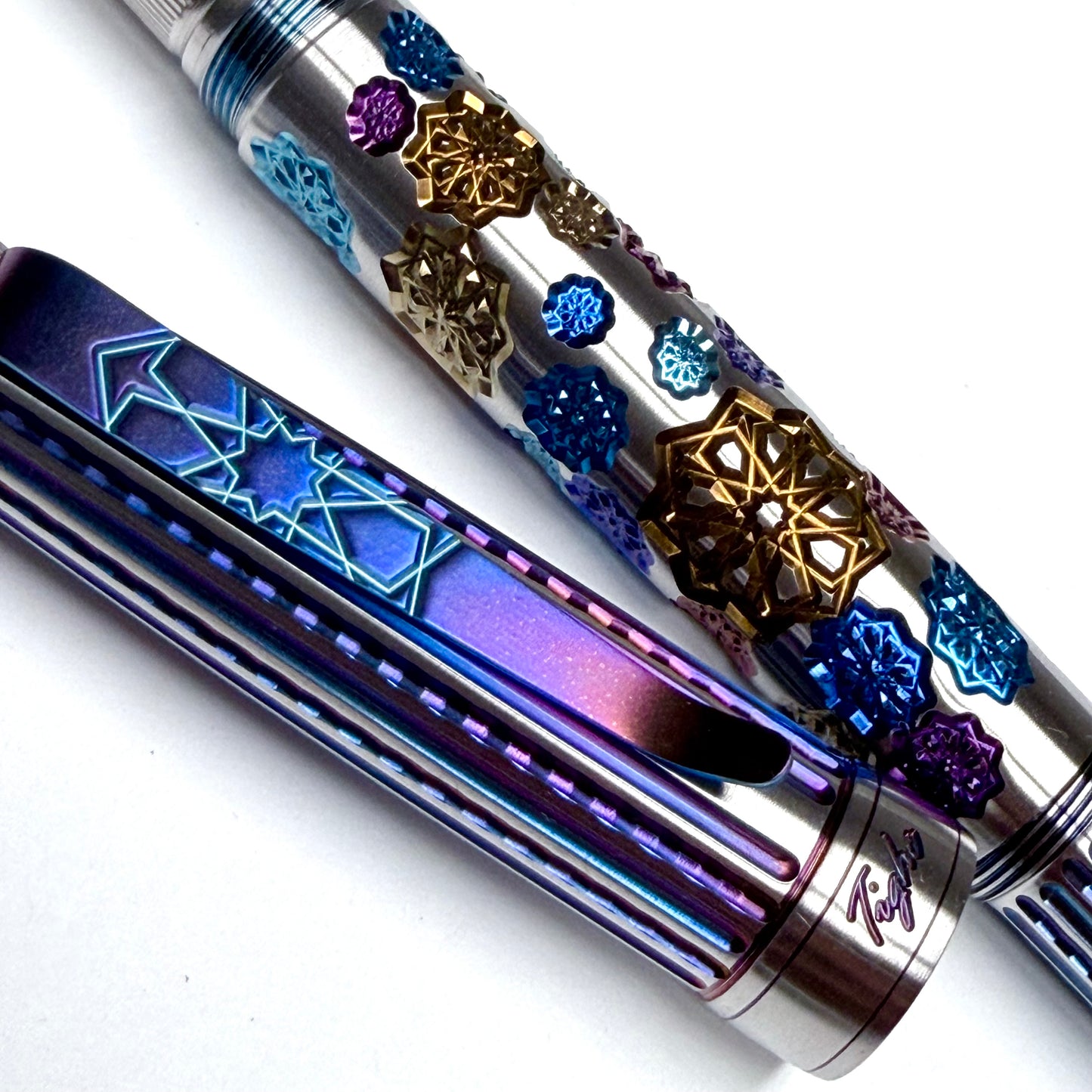 Rainbow Fireworks Fountain Pen