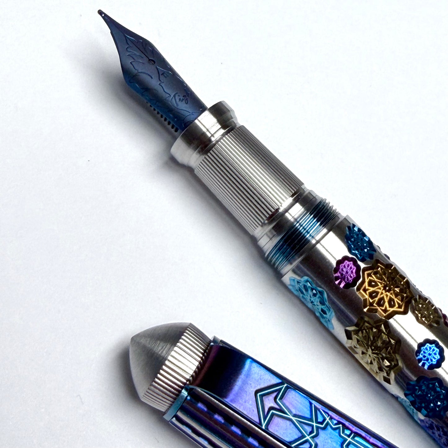 Rainbow Fireworks Fountain Pen