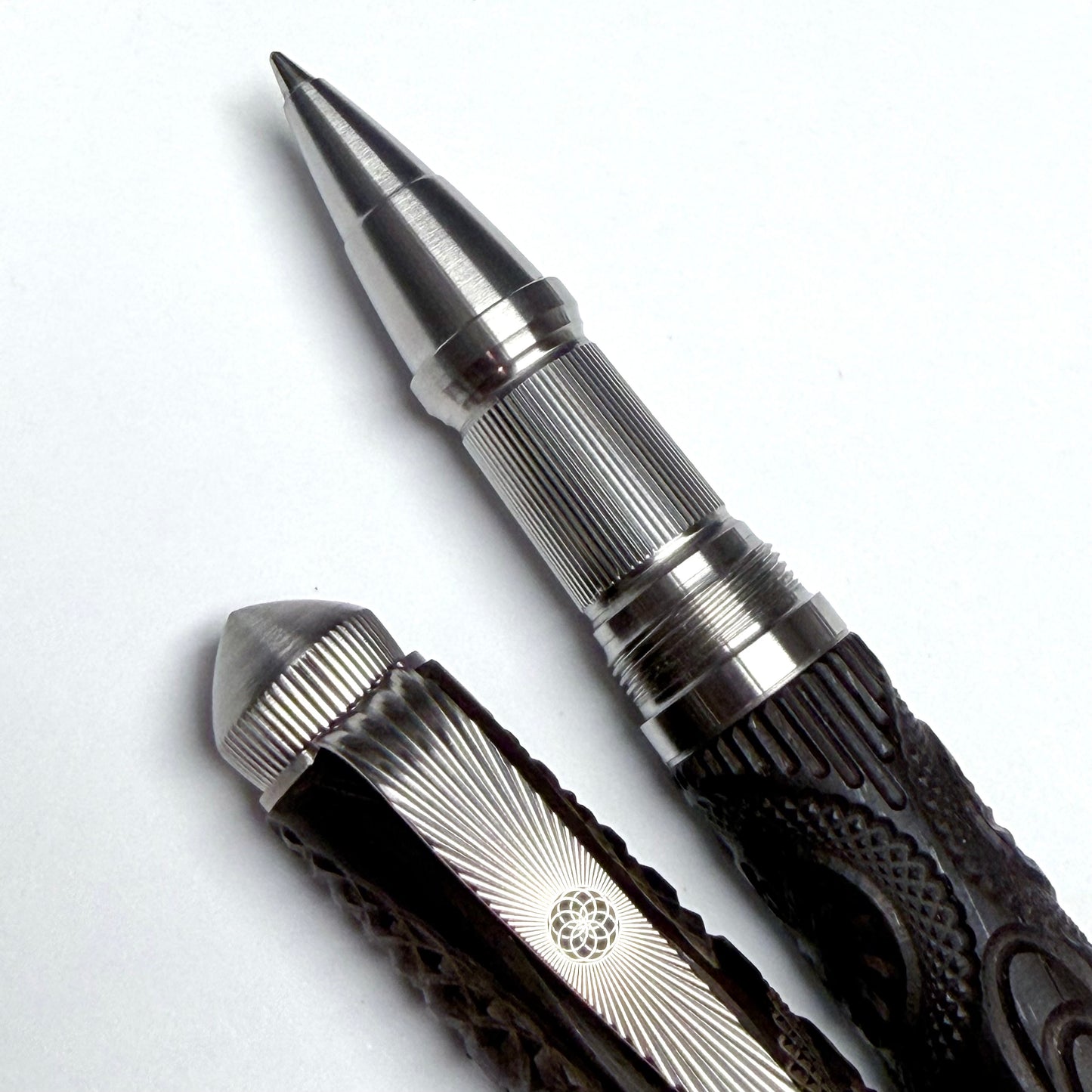 Victorian Blackwood Fountain Pen – African Blackwood, Stainless Steel & Titanium