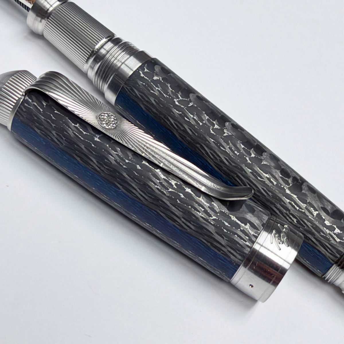 Blueline — Stainless Steel-Infused Carbon Fiber Pen