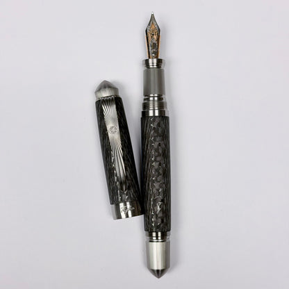 Blueline — Stainless Steel-Infused Carbon Fiber Pen