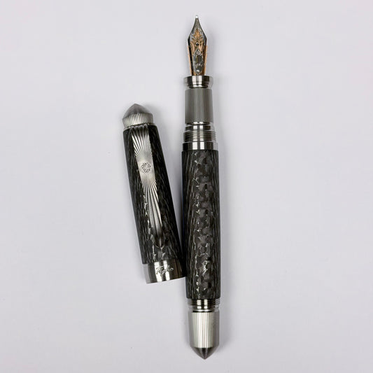 Blueline — Stainless Steel-Infused Carbon Fiber Pen