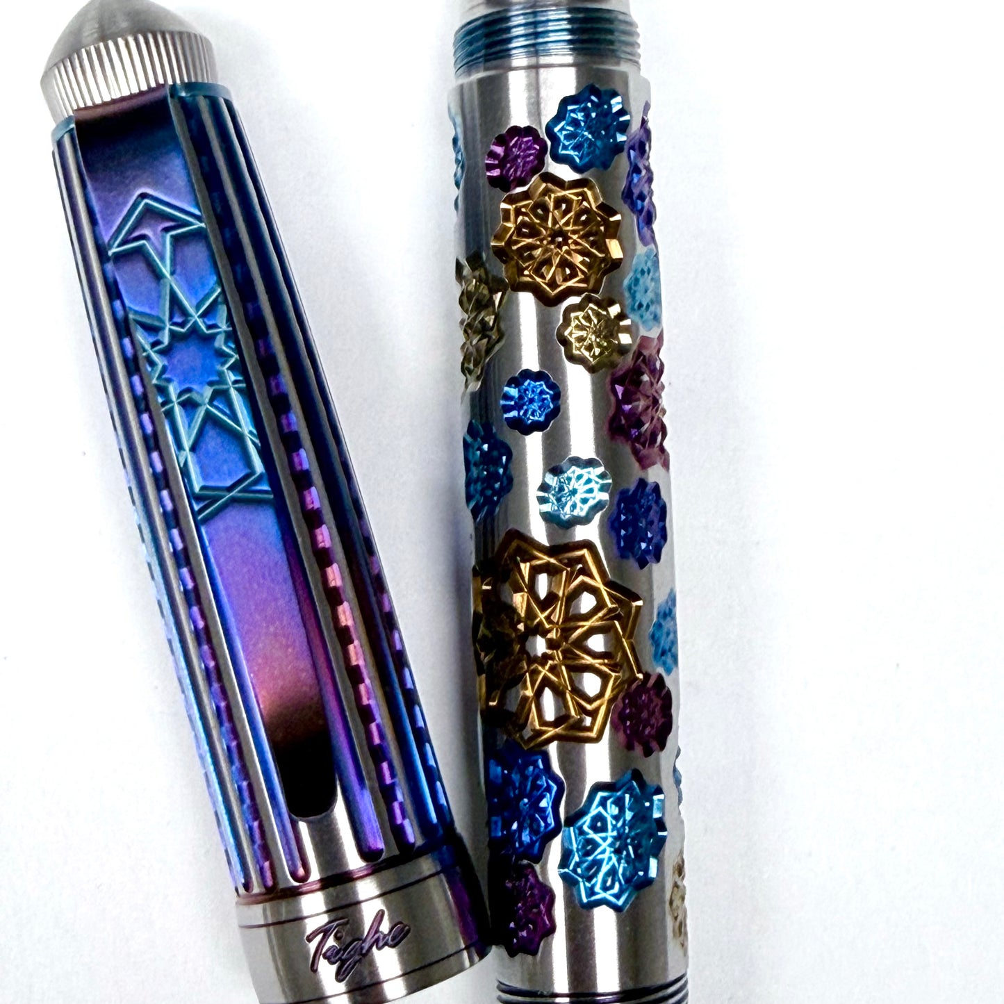 Rainbow Fireworks Fountain Pen