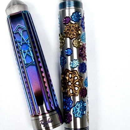 Rainbow Fireworks Fountain Pen