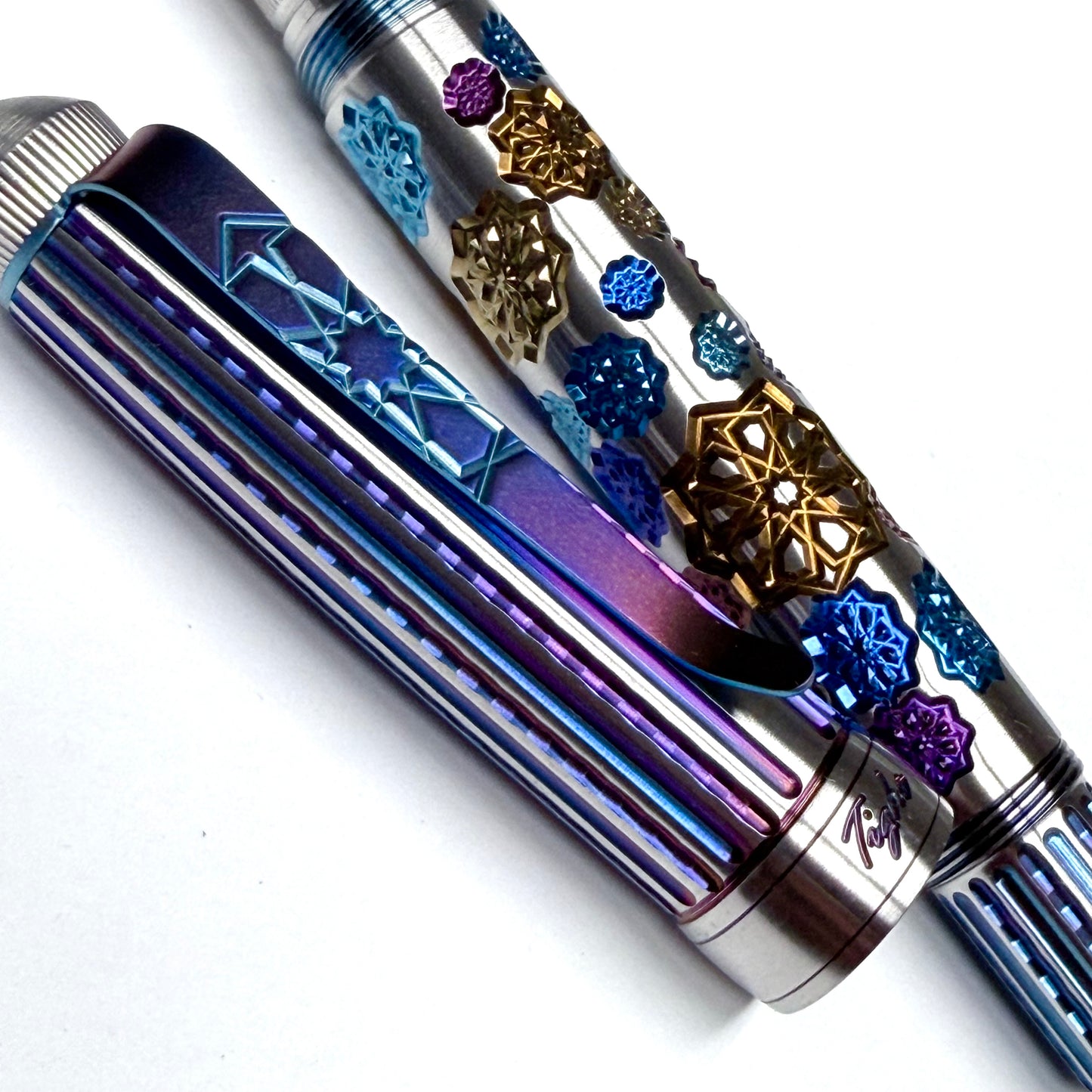 Rainbow Fireworks Fountain Pen