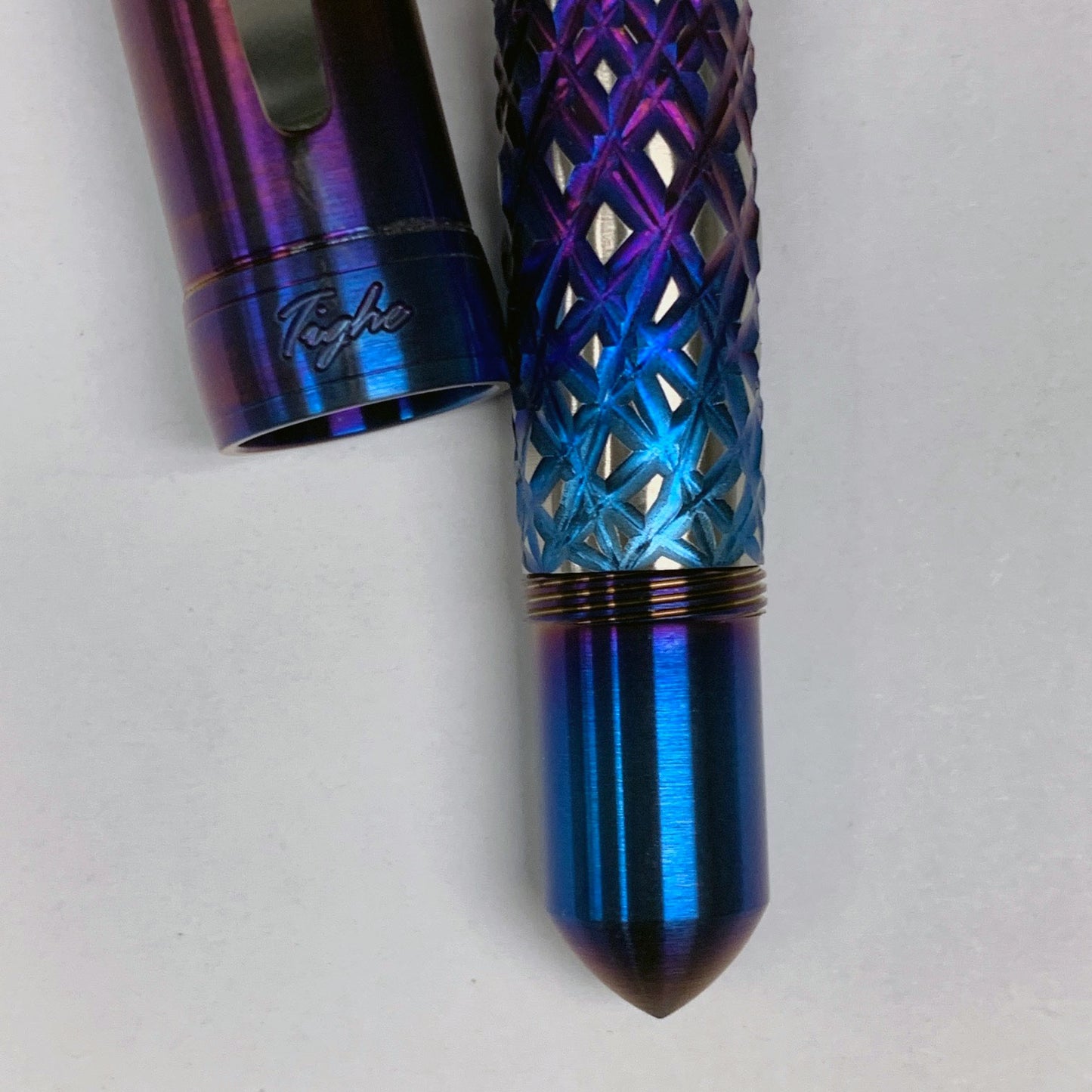 Reticulated Fire Rollerball Pen