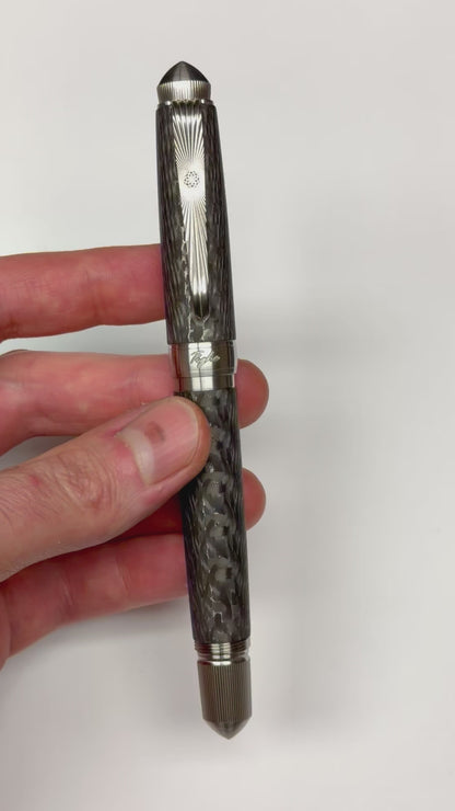 Blueline — Stainless Steel-Infused Carbon Fiber Pen