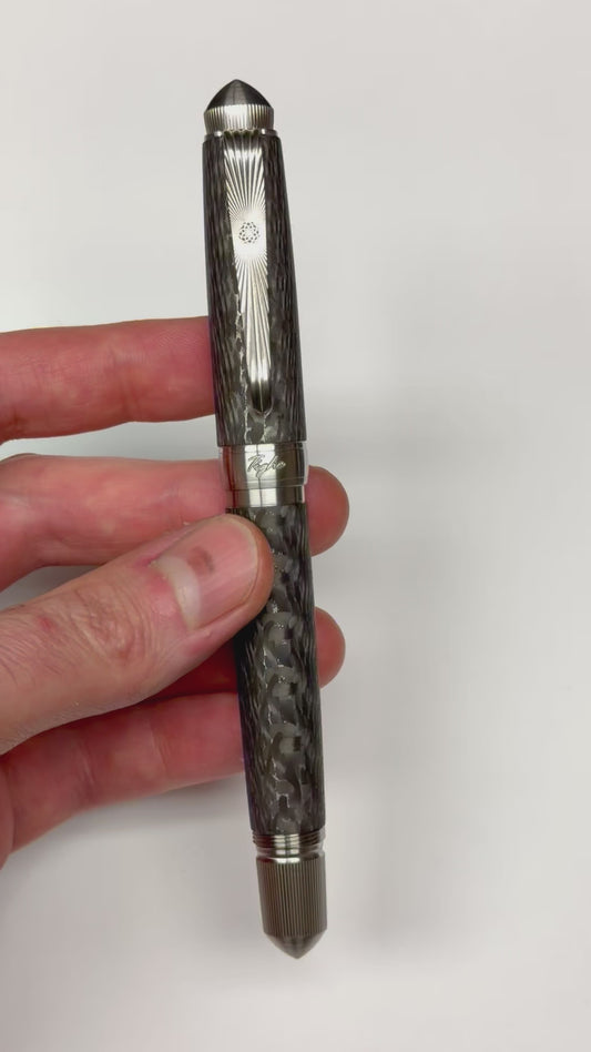 Blueline — Stainless Steel-Infused Carbon Fiber Pen